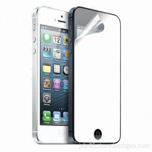Mirror Screen Protectors for iPhone 5, with Anti-scratch, Low-adhesive Easy to Remove